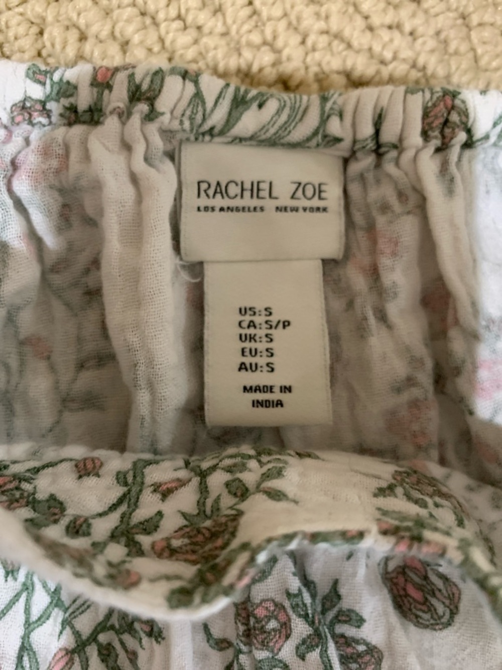 Rachel Zoe Two-Piece Floral Set pajamas - Picture 2 of 3